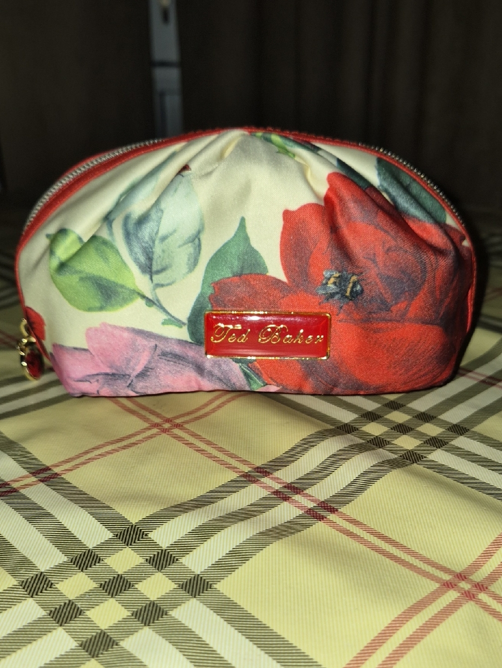 Ted Baker Cosmetic Make Up Bag Pouch Floral Purse